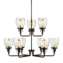 Generation Lighting - 3214509-710 - Nine Light Chandelier - Belton - Bronze