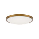Visual Comfort Modern - 700FMLNC13A-LED927-277 - LED Flush Mount - Lance - Aged Brass