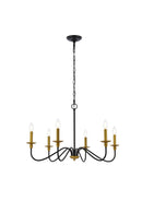 Six Light Chandelier<br /><span style="color:#4AB0CE;">Entrega: 4-10 dias en USA</span><br /><span style="color:#4AB0CE;font-size:60%;">PREGUNTE POR ENTREGA EN PANAMA</span><br />Collection: Rohan<br />Finish: brass