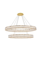 LED Chandelier<br /><span style="color:#4AB0CE;">Entrega: 4-10 dias en USA</span><br /><span style="color:#4AB0CE;font-size:60%;">PREGUNTE POR ENTREGA EN PANAMA</span><br />Collection: Monroe<br />Finish: Gold