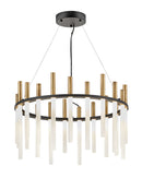 Fredrick Ramond - FR30706BLK - LED Chandelier - Echo - Black
