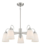 Five Light Chandelier<br /><span style="color:#4AB0CE;">Entrega: 4-10 dias en USA</span><br /><span style="color:#4AB0CE;font-size:60%;">PREGUNTE POR ENTREGA EN PANAMA</span><br />Collection: Beckonridge<br />Finish: Brushed Nickel