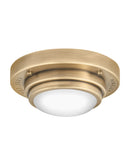 LED Flush Mount or Sconce<br /><span style="color:#4AB0CE;">Entrega: 5-6 semanas en USA</span><br /><span style="color:#4AB0CE;font-size:60%;">PREGUNTE POR ENTREGA EN PANAMA</span><br />Collection: Porte<br />Finish: Heritage Brass