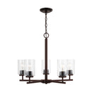 Five Light Chandelier<br /><span style="color:#4AB0CE;">Entrega: 4-10 dias en USA</span><br /><span style="color:#4AB0CE;font-size:60%;">PREGUNTE POR ENTREGA EN PANAMA</span><br />Collection: Oslo<br />Finish: Bronze