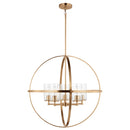 Five Light Chandelier<br /><span style="color:#4AB0CE;">Entrega: 4-10 dias en USA</span><br /><span style="color:#4AB0CE;font-size:60%;">PREGUNTE POR ENTREGA EN PANAMA</span><br />Collection: Alturas<br />Finish: Satin Brass