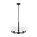 Five Light Chandelier<br /><span style="color:#4AB0CE;">Entrega: 4-10 dias en USA</span><br /><span style="color:#4AB0CE;font-size:60%;">PREGUNTE POR ENTREGA EN PANAMA</span><br />Collection: Canfield<br />Finish: Midnight Black