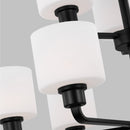 Nine Light Chandelier<br /><span style="color:#4AB0CE;">Entrega: 4-10 dias en USA</span><br /><span style="color:#4AB0CE;font-size:60%;">PREGUNTE POR ENTREGA EN PANAMA</span><br />Collection: Canfield<br />Finish: Midnight Black