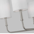 Five Light Chandelier<br /><span style="color:#4AB0CE;">Entrega: 4-10 dias en USA</span><br /><span style="color:#4AB0CE;font-size:60%;">PREGUNTE POR ENTREGA EN PANAMA</span><br />Collection: Foxdale<br />Finish: Brushed Nickel