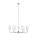 LED Chandelier<br /><span style="color:#4AB0CE;">Entrega: 4-10 dias en USA</span><br /><span style="color:#4AB0CE;font-size:60%;">PREGUNTE POR ENTREGA EN PANAMA</span><br />Collection: Foxdale<br />Finish: Brushed Nickel