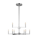 Nine Light Chandelier<br /><span style="color:#4AB0CE;">Entrega: 4-10 dias en USA</span><br /><span style="color:#4AB0CE;font-size:60%;">PREGUNTE POR ENTREGA EN PANAMA</span><br />Collection: Fullton<br />Finish: Chrome