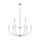 LED Chandelier<br /><span style="color:#4AB0CE;">Entrega: 4-10 dias en USA</span><br /><span style="color:#4AB0CE;font-size:60%;">PREGUNTE POR ENTREGA EN PANAMA</span><br />Collection: Greenwich<br />Finish: Brushed Nickel