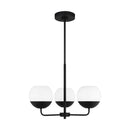 Three Light Chandelier<br /><span style="color:#4AB0CE;">Entrega: 4-10 dias en USA</span><br /><span style="color:#4AB0CE;font-size:60%;">PREGUNTE POR ENTREGA EN PANAMA</span><br />Collection: Alvin<br />Finish: Midnight Black