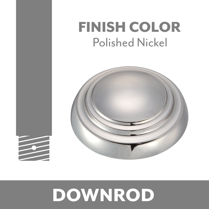 Minka Aire - DR500-PN - Ceiling Fan Downrod Coupler - Minka Aire - Polished Nickel