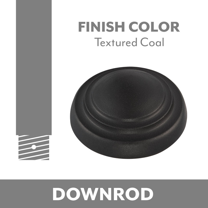 Minka Aire - DR500-TCL - Ceiling Fan Downrod Coupler - Minka Aire - Textured Coal