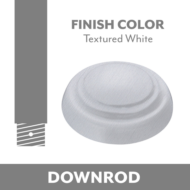 Minka Aire - DR500-TWW - Ceiling Fan Downrod Coupler - Minka Aire - Textured White