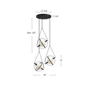 LED Chandelier<br /><span style="color:#4AB0CE;">Entrega: 4-10 dias en USA</span><br /><span style="color:#4AB0CE;font-size:60%;">PREGUNTE POR ENTREGA EN PANAMA</span><br />Collection: Aries<br />Finish: Black