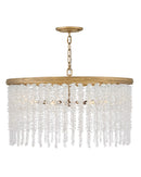 Fredrick Ramond - FR41494BNG - LED Convertible Chandelier - Rubina - Burnished Gold