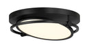 George Kovacs - P5546-66A-L - LED Flush Mount - Studio 23 - Coal Black