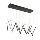 LED Linear Pendant<br /><span style="color:#4AB0CE;">Entrega: 4-10 dias en USA</span><br /><span style="color:#4AB0CE;font-size:60%;">PREGUNTE POR ENTREGA EN PANAMA</span><br />Collection: Chute<br />Finish: Black