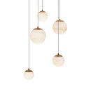Modern Forms - PD-34405R-AB - LED Pendant - Pisces - Aged Brass
