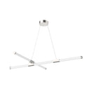 LED Chandelier<br /><span style="color:#4AB0CE;">Entrega: 4-10 dias en USA</span><br /><span style="color:#4AB0CE;font-size:60%;">PREGUNTE POR ENTREGA EN PANAMA</span><br />Collection: Akari<br />Finish: Brushed Nickel