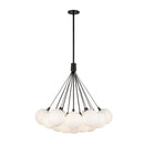 LED Chandelier<br /><span style="color:#4AB0CE;">Entrega: 4-10 dias en USA</span><br /><span style="color:#4AB0CE;font-size:60%;">PREGUNTE POR ENTREGA EN PANAMA</span><br />Collection: Bolla<br />Finish: Black/Opal Glass