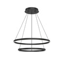LED Chandelier<br /><span style="color:#4AB0CE;">Entrega: 4-10 dias en USA</span><br /><span style="color:#4AB0CE;font-size:60%;">PREGUNTE POR ENTREGA EN PANAMA</span><br />Collection: Cerchio<br />Finish: Black