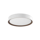 Kuzco Lighting - FM43916-WH/WT-5CCT - LED Flush Mount - Essex - White/Walnut