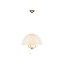 Four Light Pendant<br /><span style="color:#4AB0CE;">Entrega: 4-10 dias en USA</span><br /><span style="color:#4AB0CE;font-size:60%;">PREGUNTE POR ENTREGA EN PANAMA</span><br />Collection: Crosby<br />Finish: Brushed Gold