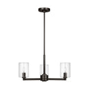Visual Comfort Studio - 3164203C-112 - Three Light Chandelier - Fullton - Midnight Black