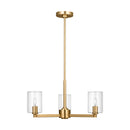 Visual Comfort Studio - 3164203C-848 - Three Light Chandelier - Fullton - Satin Brass
