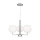 Generation Lighting - GLC1043EN3/BS - Three Light Chandelier - Rory - Brushed Steel