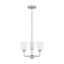 Generation Lighting - GLC1073EN3/BS - Three Light Chandelier - Emile - Brushed Steel