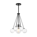 One Light Pendant<br /><span style="color:#4AB0CE;">Entrega: 4-10 dias en USA</span><br /><span style="color:#4AB0CE;font-size:60%;">PREGUNTE POR ENTREGA EN PANAMA</span><br />Collection: Bronzeville<br />Finish: Midnight Black