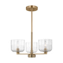 Three Light Chandelier<br /><span style="color:#4AB0CE;">Entrega: 4-10 dias en USA</span><br /><span style="color:#4AB0CE;font-size:60%;">PREGUNTE POR ENTREGA EN PANAMA</span><br />Collection: Lochdale<br />Finish: Satin Brass