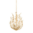 Troy Lighting - F4620-VGL - Six Light Chandelier - Delmore - Vintage Gold Leaf