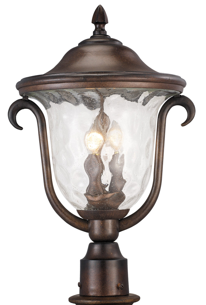 Kalco - 9012BB - Three Light Outdoor Hanging Lantern - Santa Barbara - Burnished Bronze