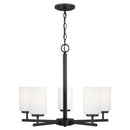 Five Light Chandelier<br /><span style="color:#4AB0CE;">Entrega: 4-10 dias en USA</span><br /><span style="color:#4AB0CE;font-size:60%;">PREGUNTE POR ENTREGA EN PANAMA</span><br />Collection: Oslo<br />Finish: Midnight Black