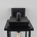 One Light Outdoor Wall Mount<br /><span style="color:#4AB0CE;">Entrega: 4-10 dias en USA</span><br /><span style="color:#4AB0CE;font-size:60%;">PREGUNTE POR ENTREGA EN PANAMA</span><br />Collection: Freemont<br />Finish: Black