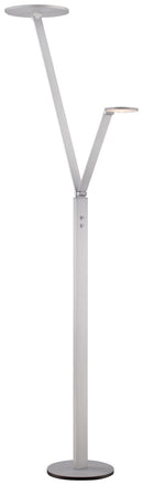 George Kovacs - P305-3-654-L - LED Floor Lamp - Task Floor Lamp - Chiseled Nickel