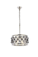 Elegant Lighting - 1214D16PN-SS/RC - Four Light Pendant - Madison - Polished Nickel