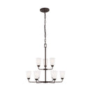 Nine Light Chandelier<br /><span style="color:#4AB0CE;">Entrega: 4-10 dias en USA</span><br /><span style="color:#4AB0CE;font-size:60%;">PREGUNTE POR ENTREGA EN PANAMA</span><br />Collection: Kerrville<br />Finish: Bronze