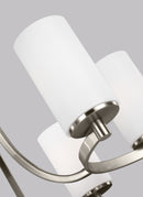 Generation Lighting - 3139106-962 - Six Light Chandelier - Hettinger - Brushed Nickel
