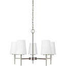 Generation Lighting - 3140405EN3-962 - Five Light Chandelier - Driscoll - Brushed Nickel