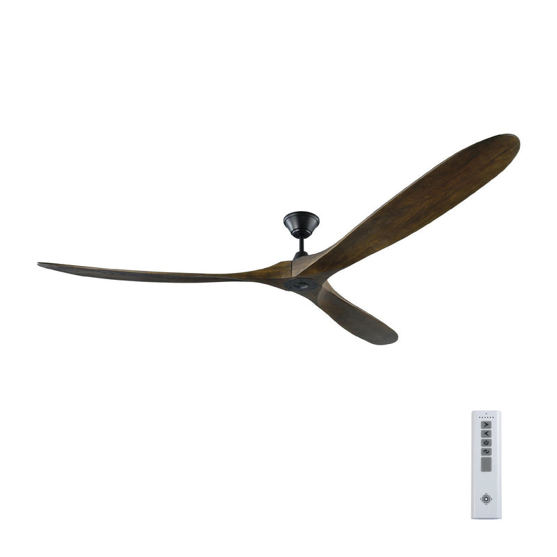 Visual Comfort Fan - 3MAVR88BK - 88``Ceiling Fan - Maverick 88 - Matte Black