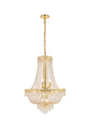 Elegant Lighting - V1900D20G/RC - 12 Light Chandelier - Century - Gold