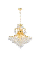 Elegant Lighting - V8005G31G/RC - 15 Light Chandelier - Toureg - Gold