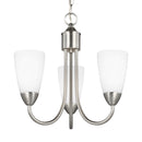 Generation Lighting - 3120203EN3-962 - Three Light Chandelier - Seville - Brushed Nickel