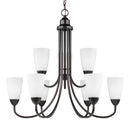 Generation Lighting - 3120209EN3-710 - Nine Light Chandelier - Seville - Bronze
