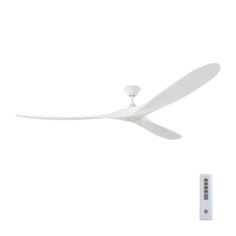 Visual Comfort Fan - 3MAVR88RZW - 88``Ceiling Fan - Maverick 88 - Matte White